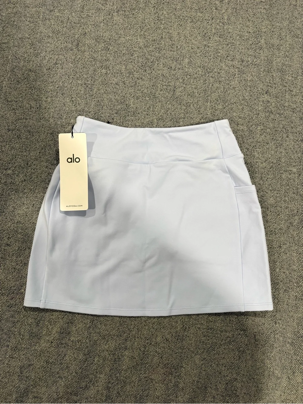 alo airbrush high waist good form tennis skirt | size xxs